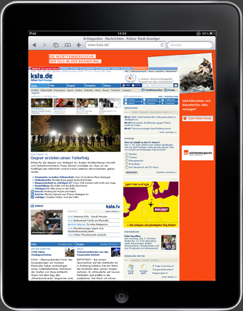 Germanwings – HTML5 Werbemittel